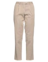 Boglioli Woman Pants Beige Size 10 Cotton, Elastane