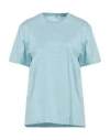 Boglioli Woman T-shirt Turquoise Size M Cotton In Blue