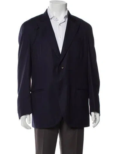 Pre-owned Boglioli Wool Blazer In Blue