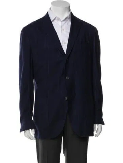 Pre-owned Boglioli Wool Blazer In Blue