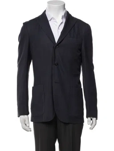 Pre-owned Boglioli Wool Blazer In Blue