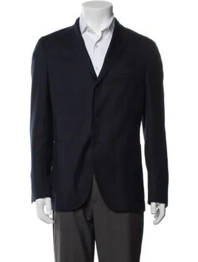 Pre-owned Boglioli Wool Blazer In Blue