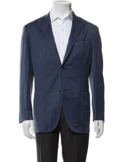 Pre-owned Boglioli Wool Blazer In Blue