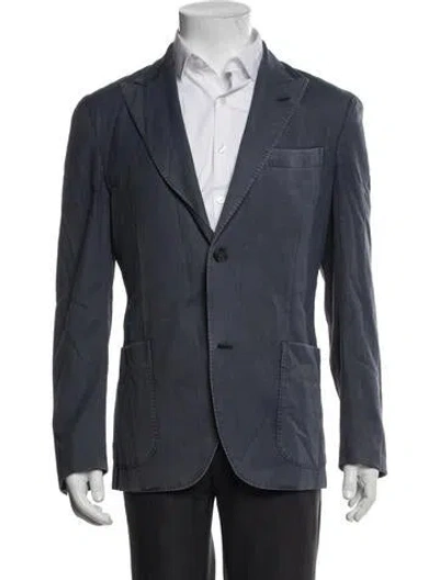 Pre-owned Boglioli Wool Blazer In Blue