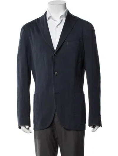 Pre-owned Boglioli Wool Blazer In Blue