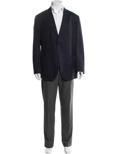Pre-owned Boglioli Wool Blazer In Blue