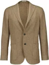 Boglioli Wool Blazer In Brown