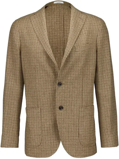 Boglioli Wool Blazer In Brown