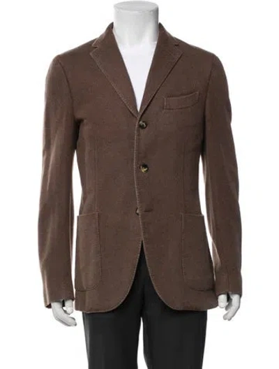 Pre-owned Boglioli Wool Blazer In Brown