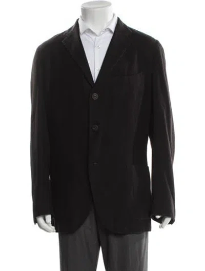 Pre-owned Boglioli Wool Blazer In Gray