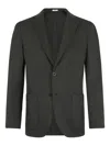 Boglioli Light Wool Jersey K-jacket In Green