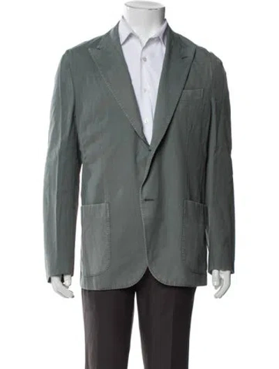 Pre-owned Boglioli Wool Blazer In Green