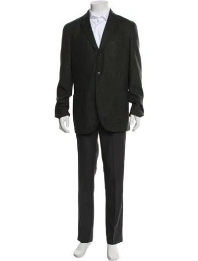 Pre-owned Boglioli Wool Blazer In Green