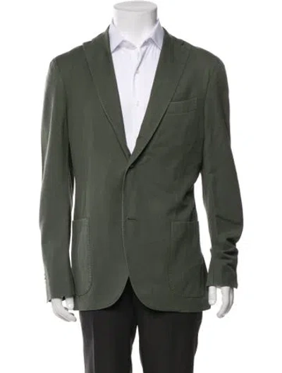 Pre-owned Boglioli Wool Blazer In Green