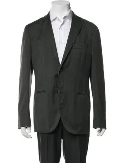Pre-owned Boglioli Wool Blazer In Green