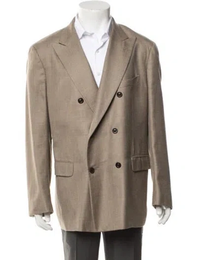Pre-owned Boglioli Wool Blazer In Neutrals