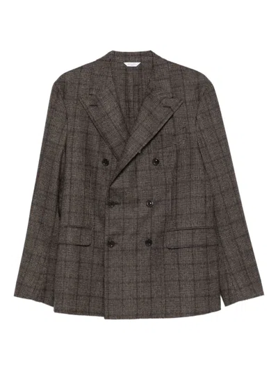 BOGLIOLI BOGLIOLI WOOL BLEND DOUBLE-BREASTED JACKET