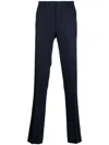 Boglioli Wool Chino Trousers In Blue