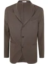 Boglioli Classic Wool Jacket For Men In Tobacco