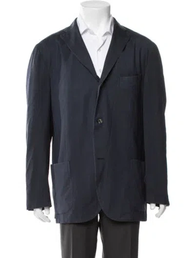 Pre-owned Boglioli Wool Overcoat In Blue