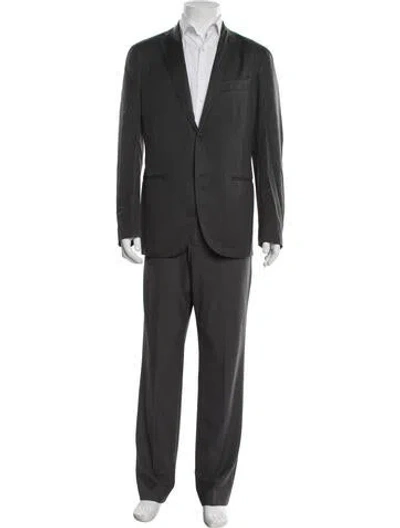 Pre-owned Boglioli Wool Overcoat In Gray
