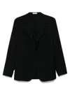 Boglioli Wool Single-breasted Jacket In Black