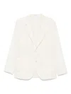Boglioli Wool Single-breasted Jacket In White