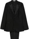 Boglioli Tailored Blazer Peak Lapels In Black
