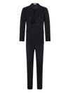 Boglioli Wool Canva B-line Suit In Blue