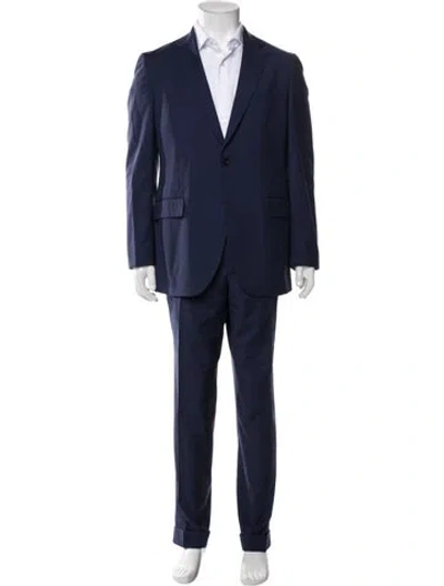 Pre-owned Boglioli Wool Two-piece Suit In Blue