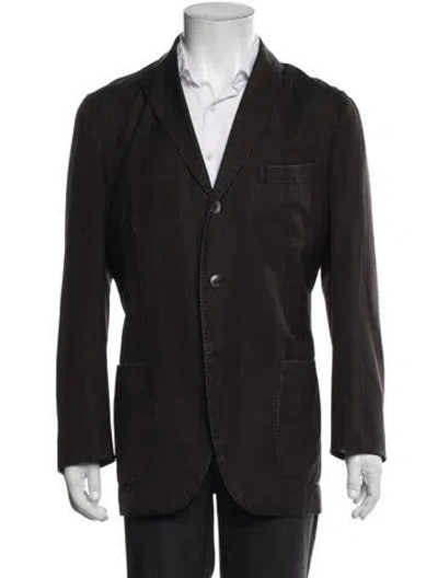 Pre-owned Boglioli Wool Utility Jacket In Black