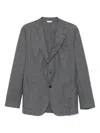 Boglioli Gray Jacket With Buttons In Gray