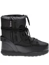Bogner 007 Lace-up Zip Ski Boots In Black