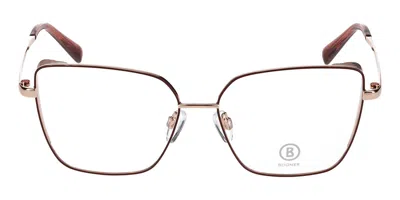 Bogner 3036 8200 Women's Glasses Burgundy Size 53 - Free Lenses - Blue Light Block Available
