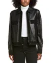 Bogner Alexia Leather Jacket In Black