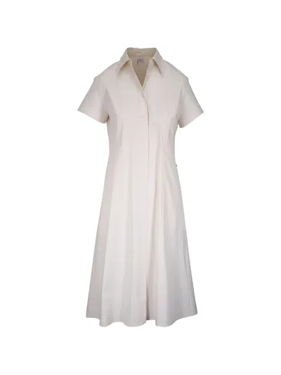 Bogner Alison Short-sleeve Midi Dress In White