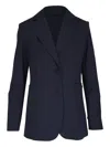 Bogner Amande Single-breasted Blazer In Blue