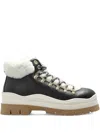 Bogner Arosa Lace-up Shearling Trainers In Black