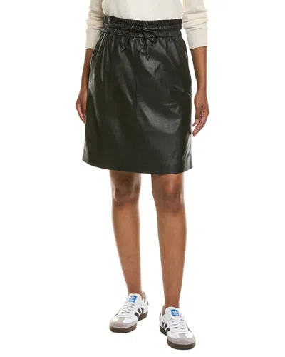 Bogner Aurea Leather Skirt In Black