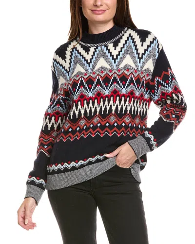 Bogner Avena Wool & Cashmere-blend Sweater In Animal Print