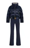 Bogner Aya Convertible Down Ski Suit In Blue