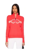 Bogner Azra First Layer Top In Vibrant Lipstick