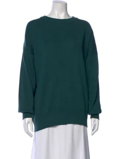 Pre-owned Bogner Bateau Neckline Sweater In Green
