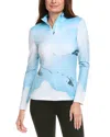 Bogner Beline Printed Stretch-jersey Base Layer In Blue