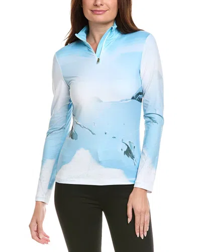 Bogner Beline2 1/4-zip Pullover In Blue