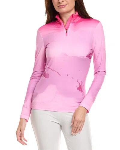 Bogner Beline Printed Stretch-jersey Base Layer In Pink