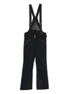 Bogner Belted Suspender Ski Pants In Black