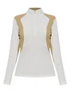 Bogner Benja Zip Ribbed Sweater In White