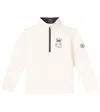 Bogner Benno Printed Half-zip Technical Top In White
