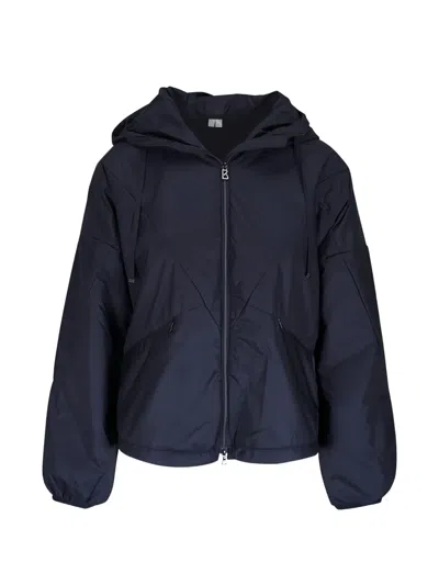 Bogner Beryll Hooded Panelled Jacket In Blue